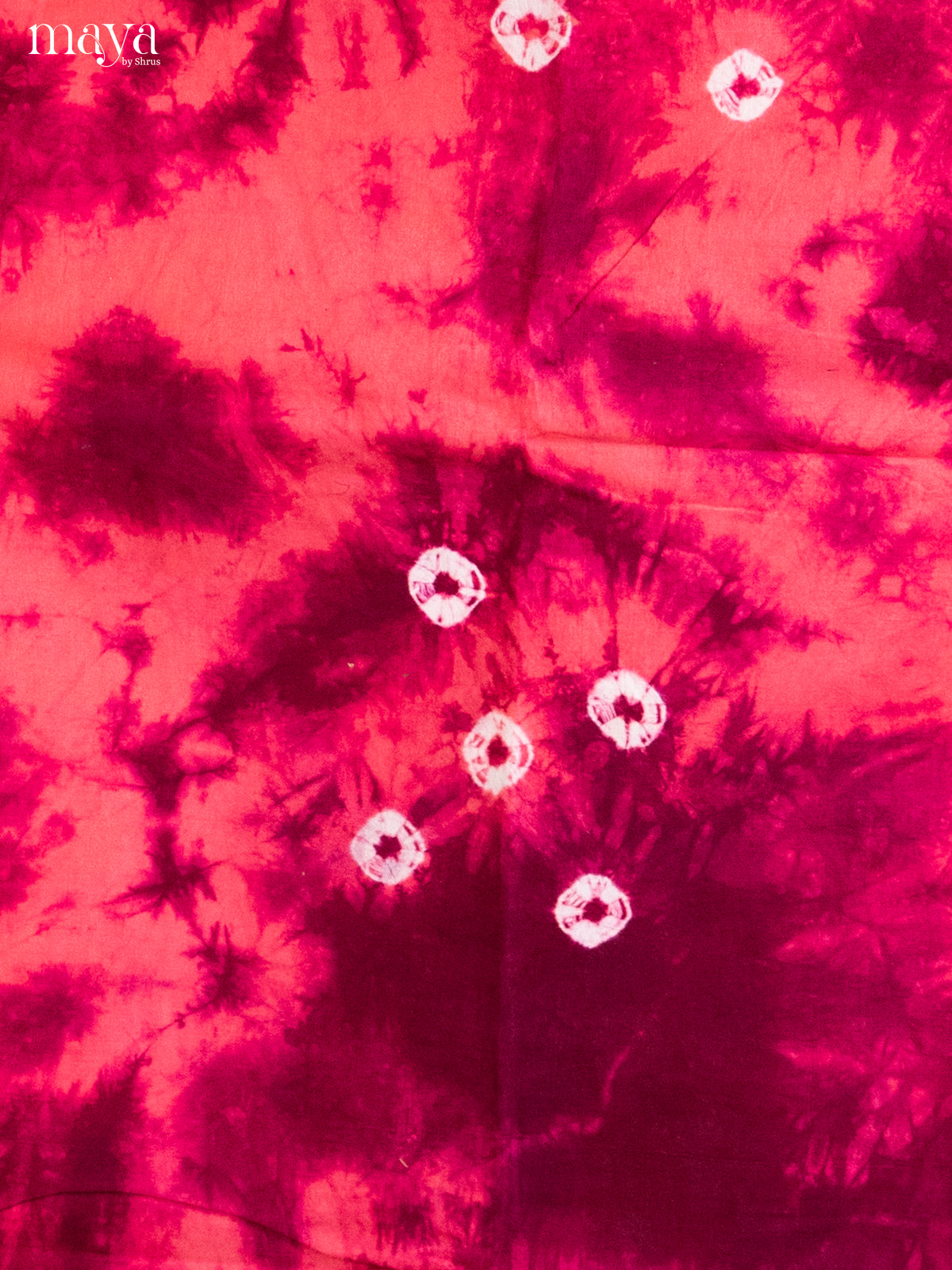 Pink & Maroon - Shibori Salwar