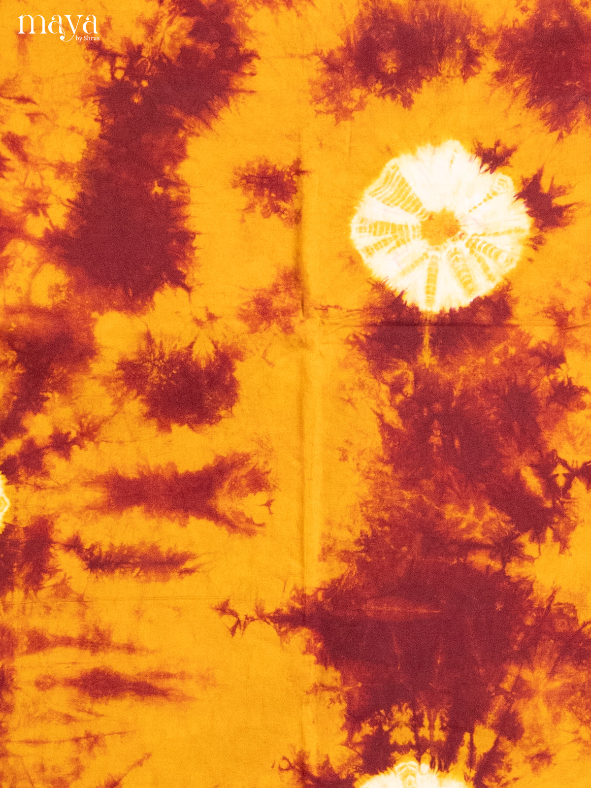 Mustard with Maroon- Shibori Salwar