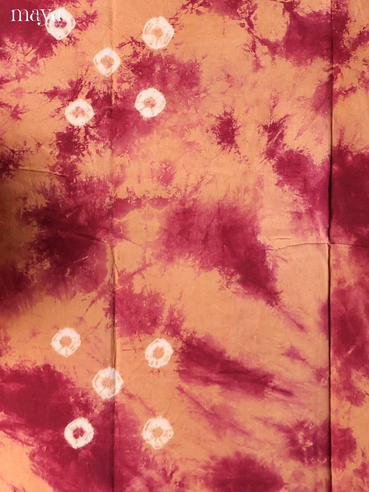 Orange & Maroon - Shibori Salwar