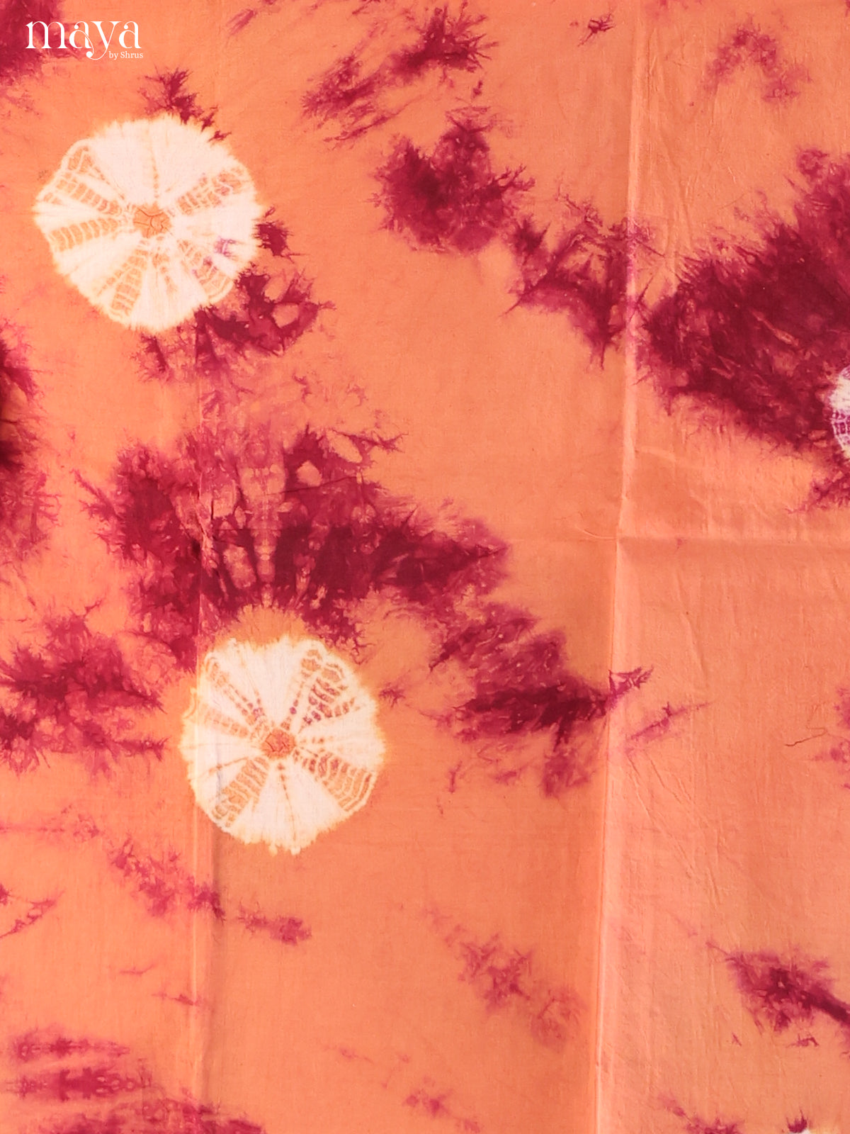 Orange & Cream - Shibori Salwar