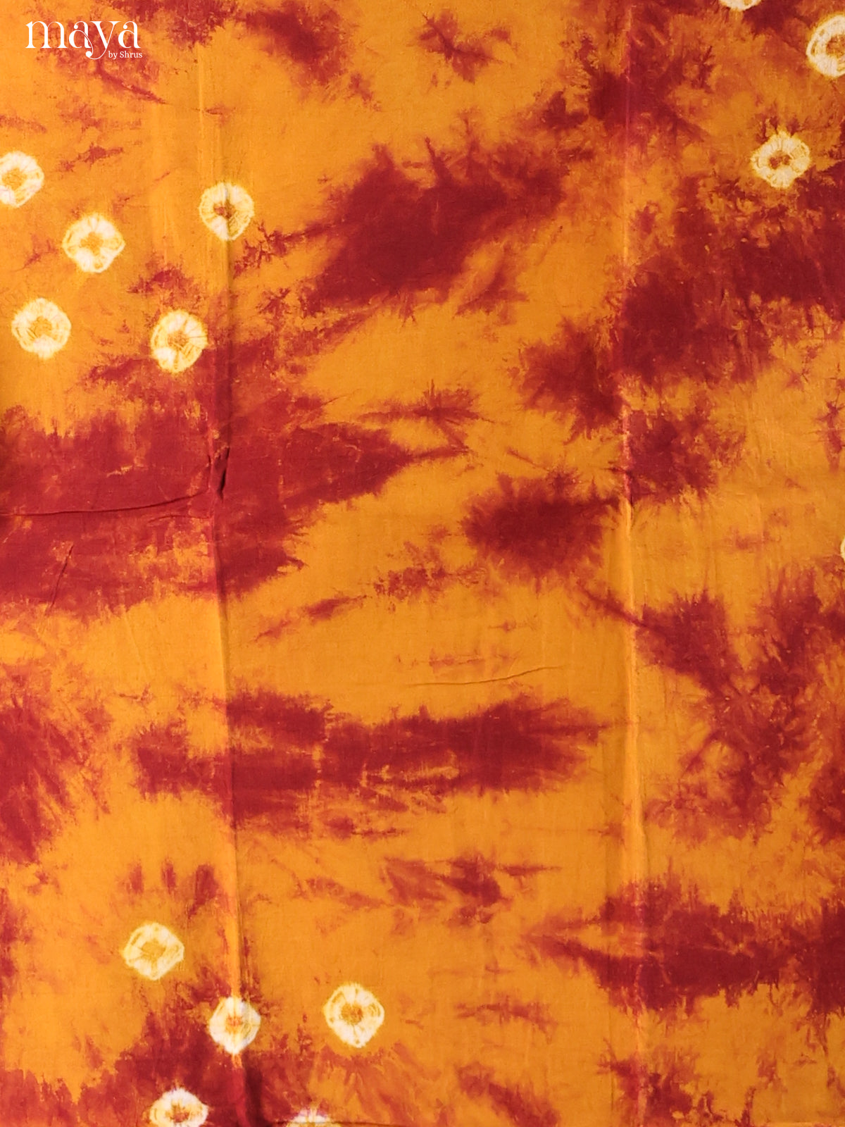 Mustard & Maroon - Shibori Salwar