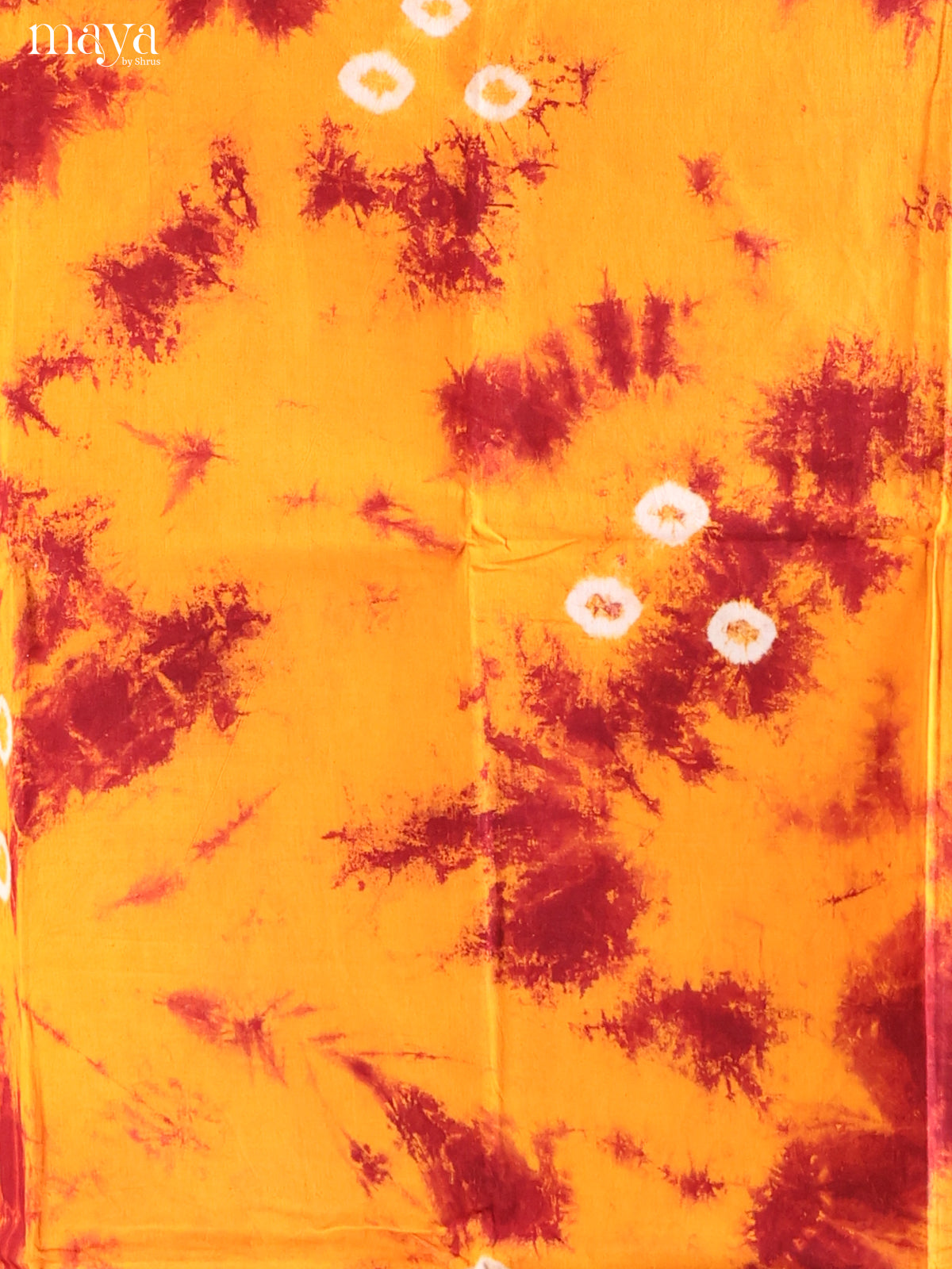 Mustard & Maroon - Shibori Salwar