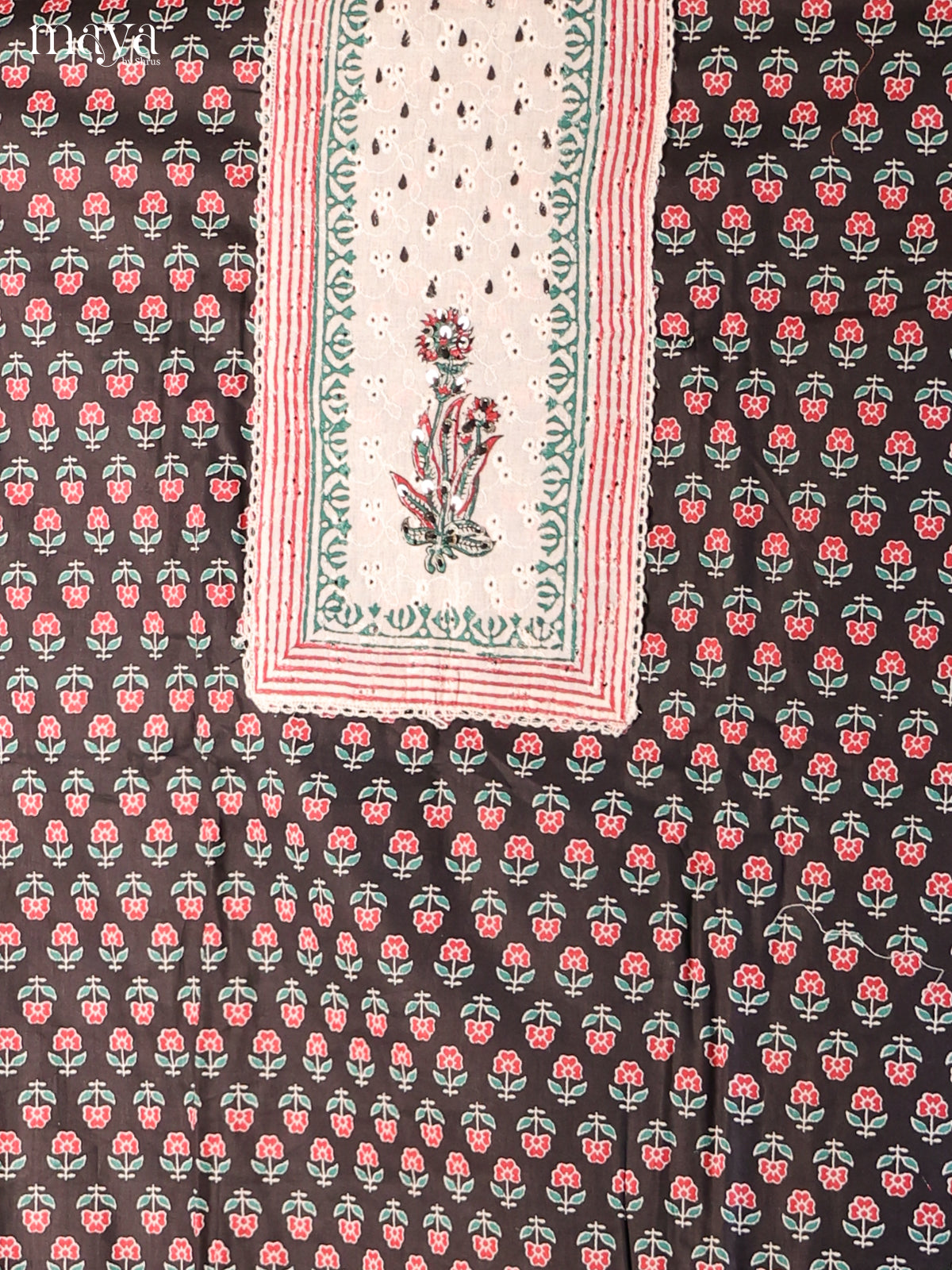 Black & Cream - Cotton salwar