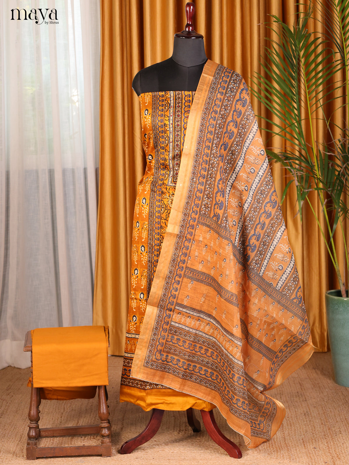 Mustard - Cotton salwar