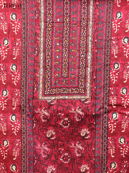 Maroon - Cotton salwar