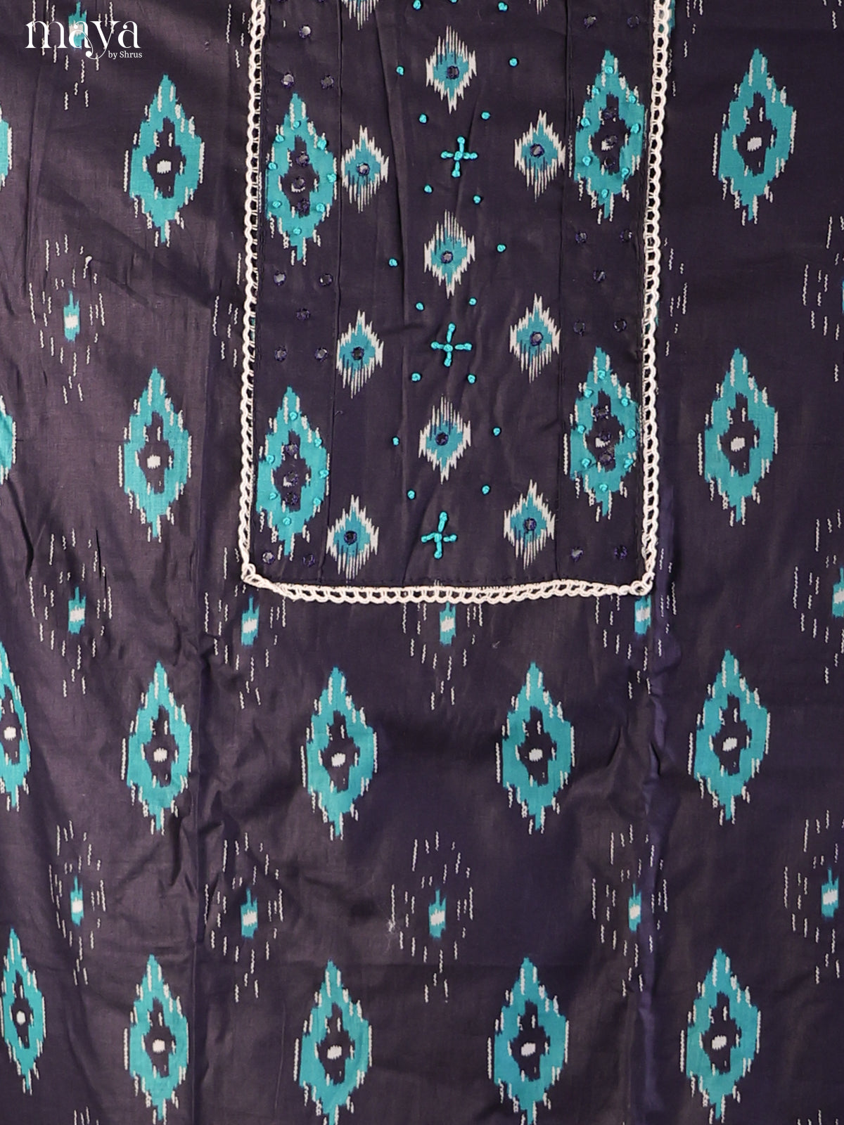 Blue - Cotton salwar