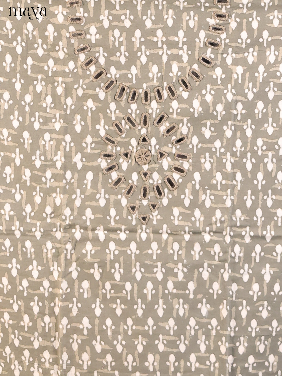 Grey & White - Cotton salwar