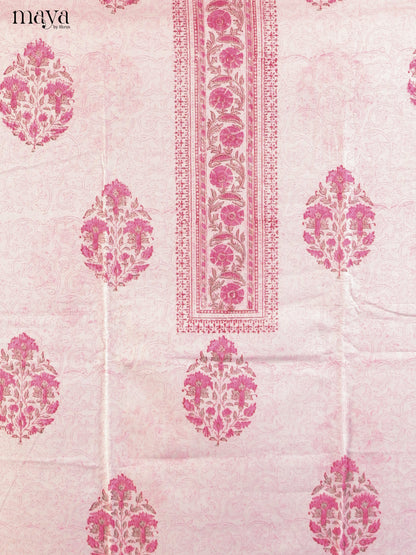 Cream & Pink - Cotton salwar