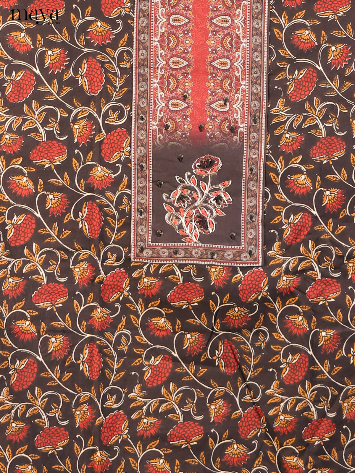 Black & Red  - Cotton salwar