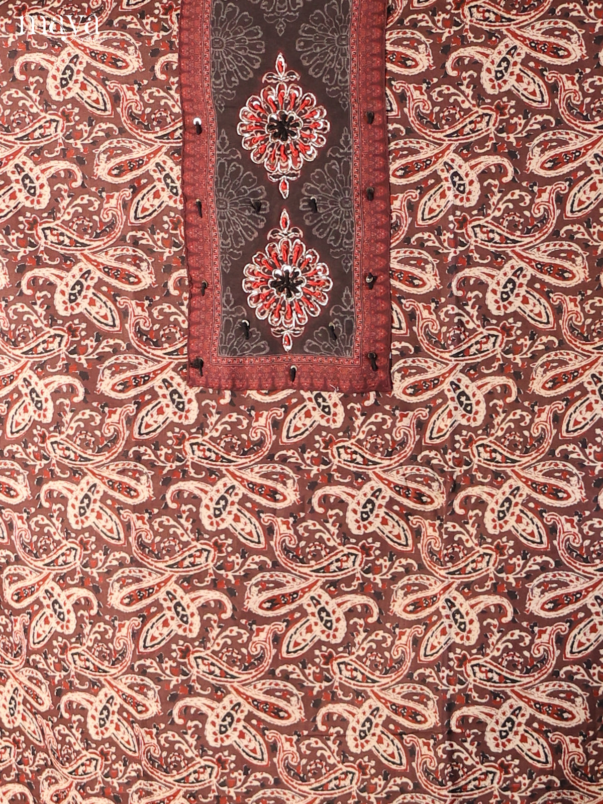Brown & Black - Cotton salwar
