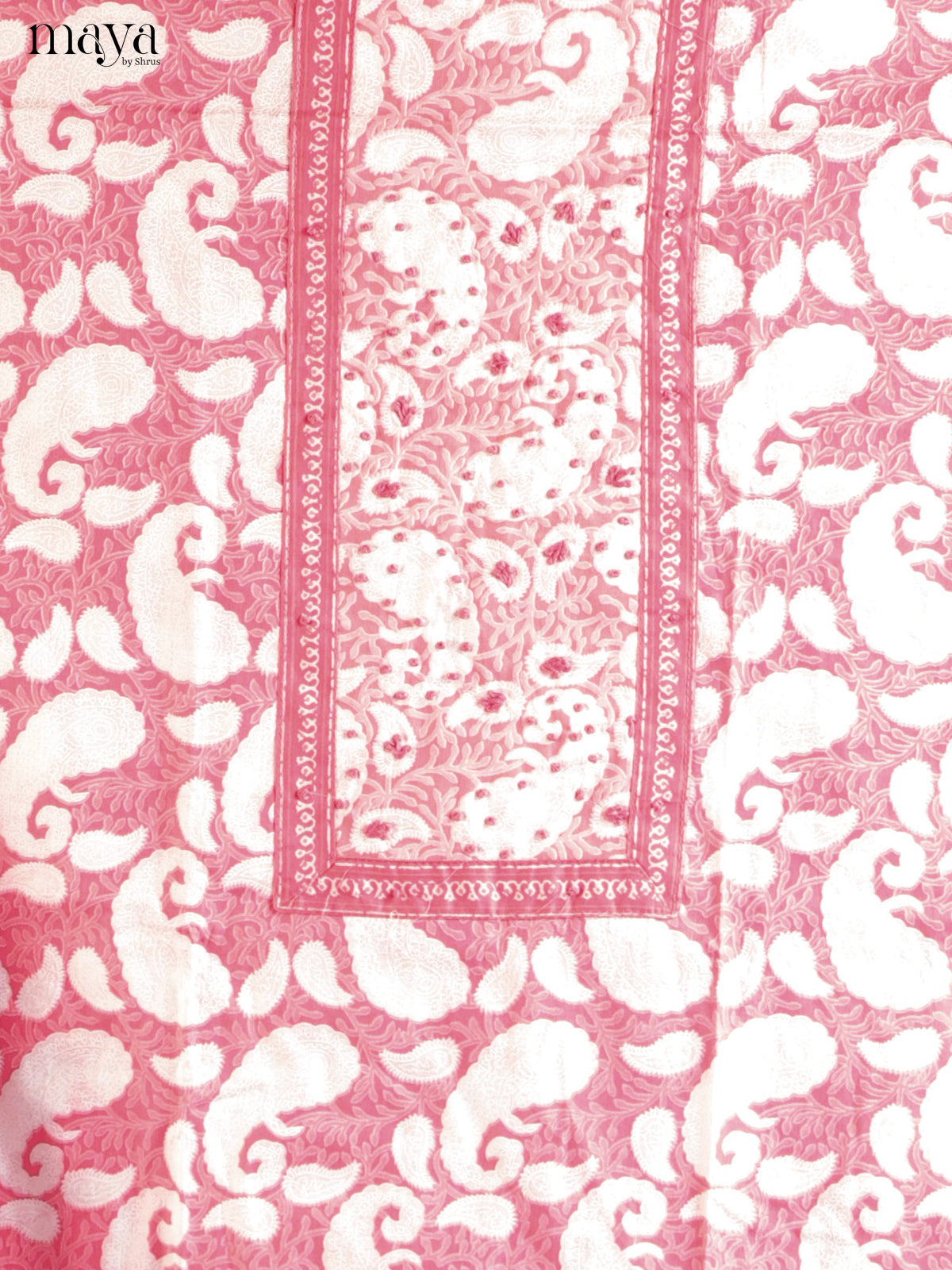 Pink & White - Cotton salwar
