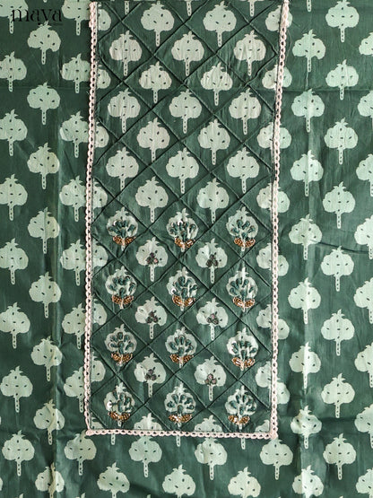 Green - Cotton salwar