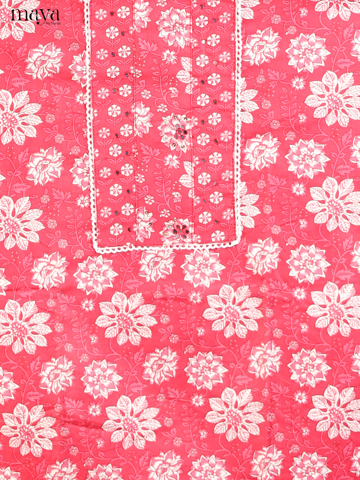 Pink & Cream - Cotton salwar
