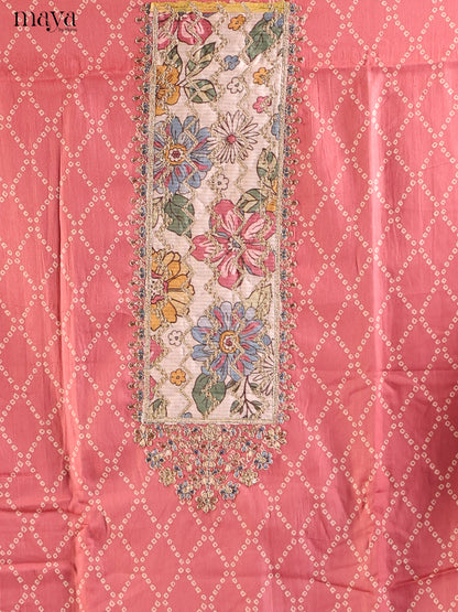 Pink & Cream - Cotton salwar