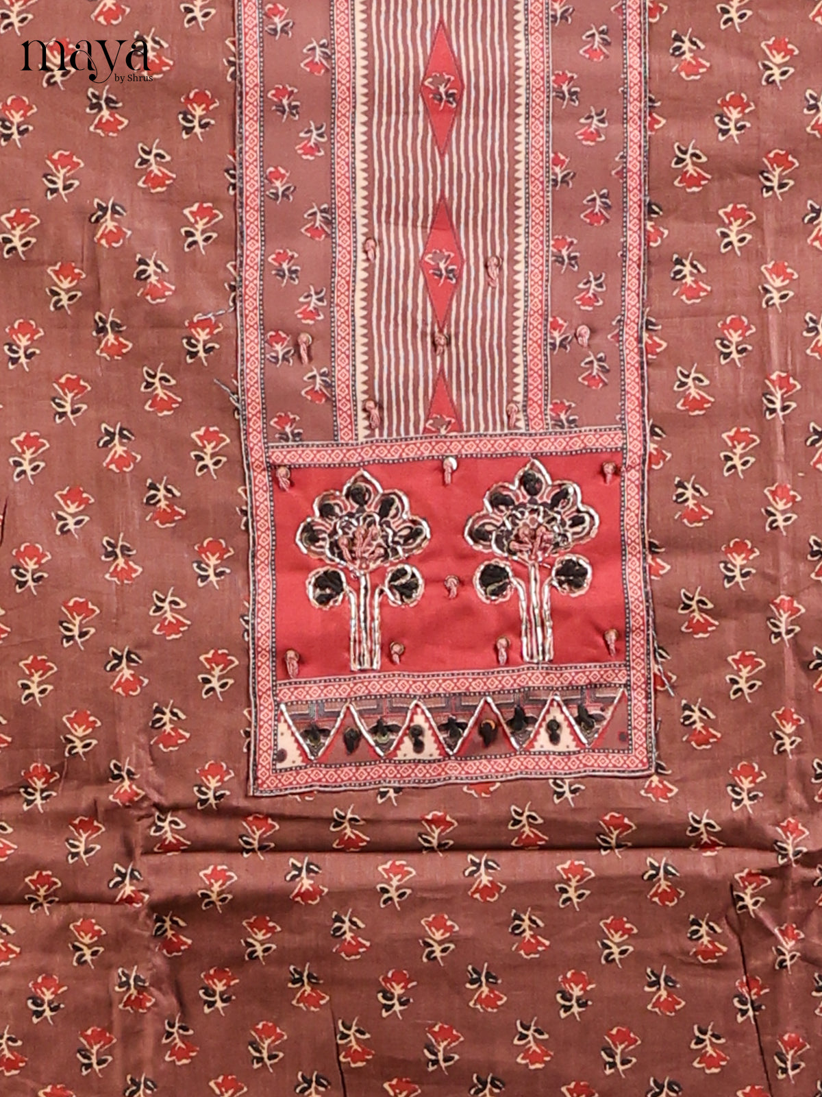 Brown - Cotton salwar