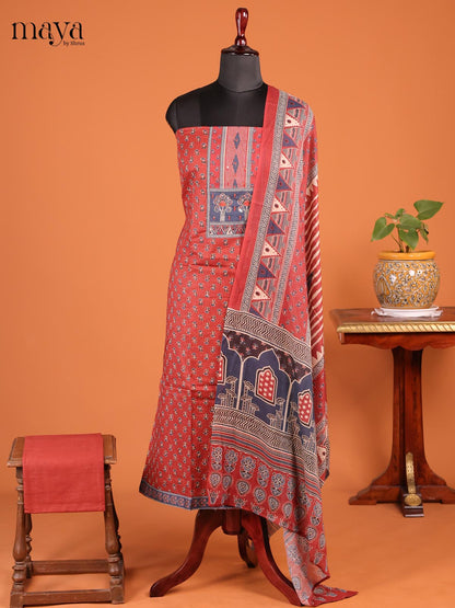 Red - Cotton salwar