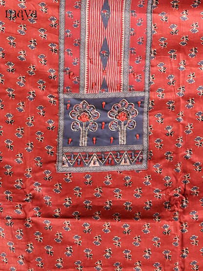 Red - Cotton salwar