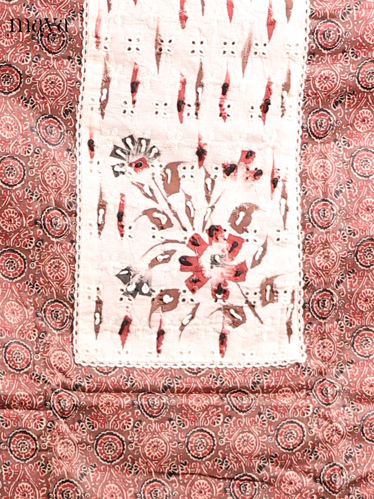 Brown & Cream - MDD21012 - Cotton salwar