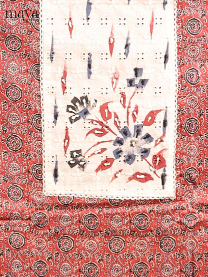 Brown with Cream - MDD21014 - Cotton salwar