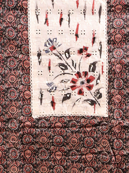 Black with Cream - MDD21015 - Cotton salwar