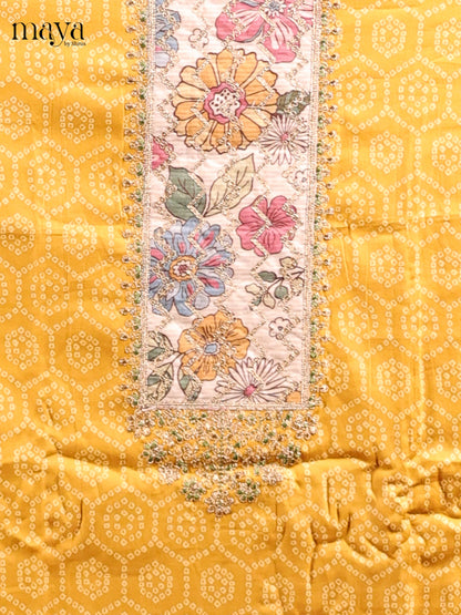 Yellow & Cream - MDD21026 - Cotton salwar