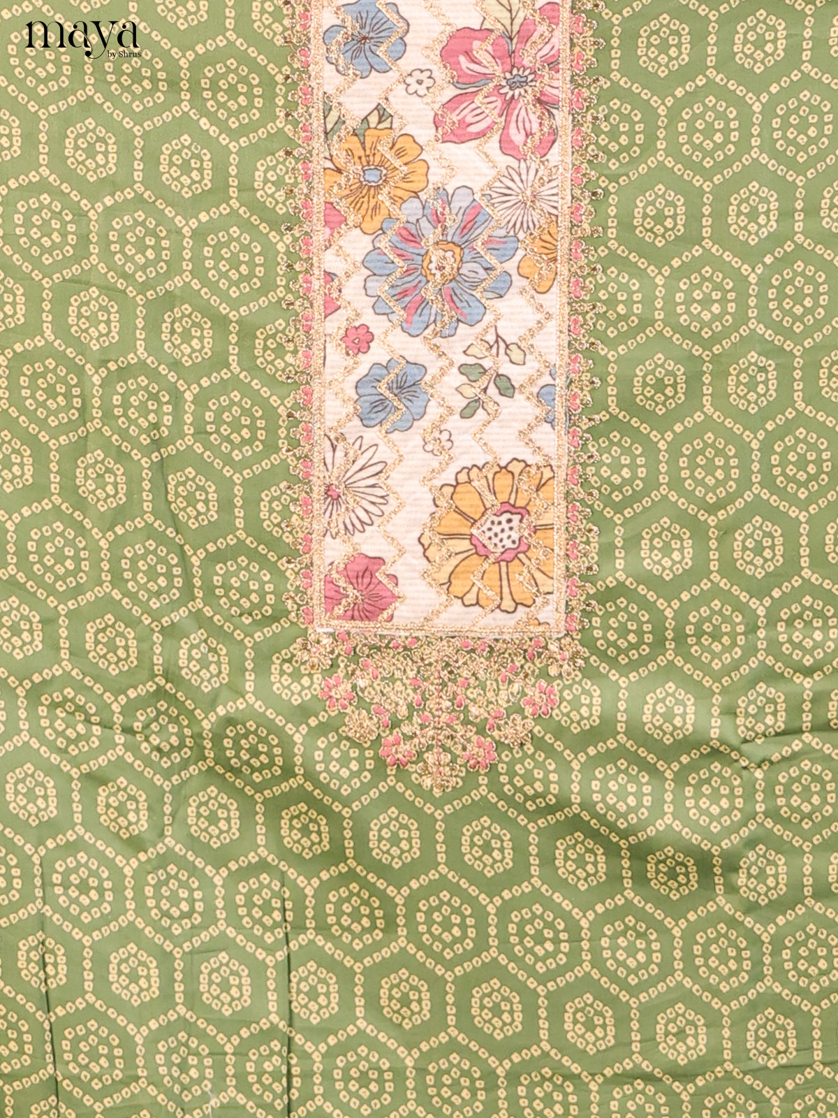 Green & Cream - Cotton salwar