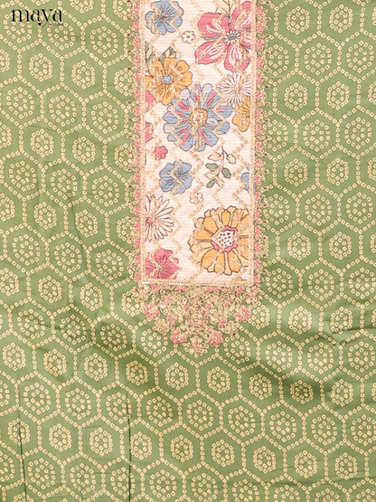 Green & Cream - Cotton salwar