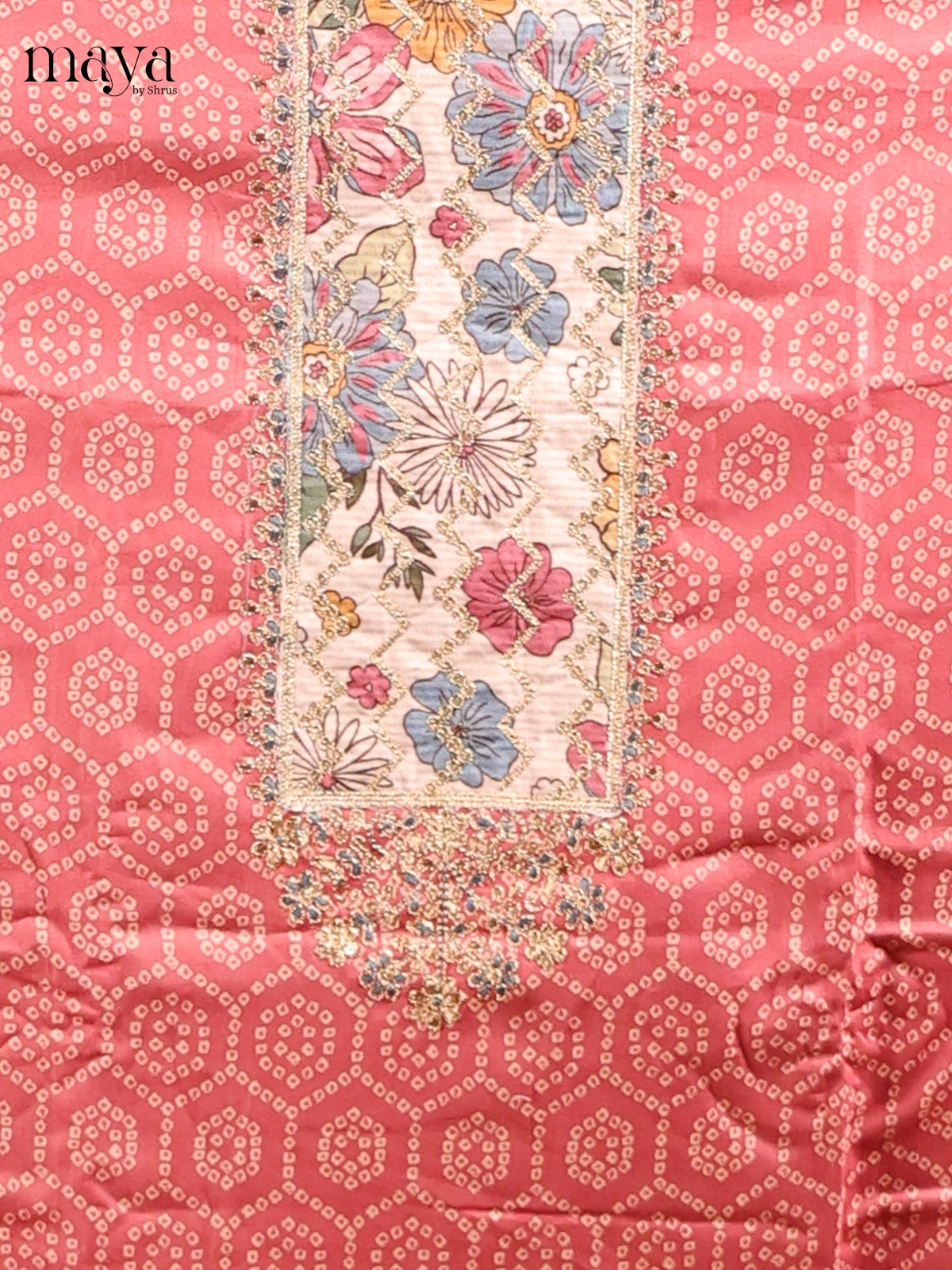 Pink & Cream - MDD21029 - Cotton salwar