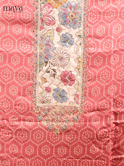 Pink & Cream - MDD21029 - Cotton salwar