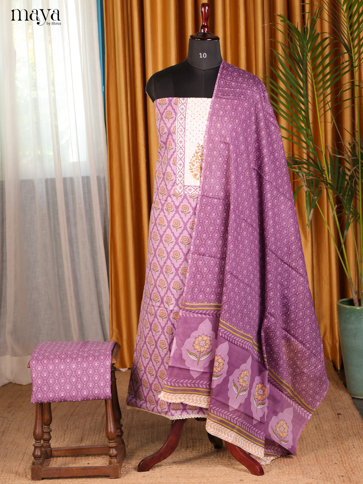Lilac - Cotton salwar