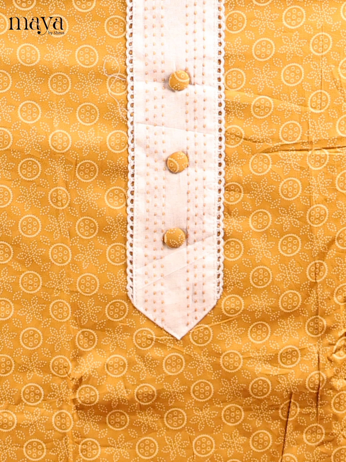 Mustard with Cream - MDD21055 - Cotton salwar