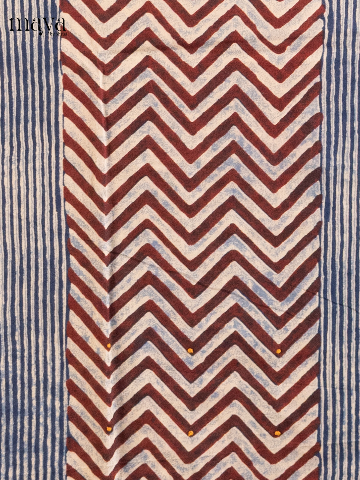Blue & Maroon - Cotton salwar