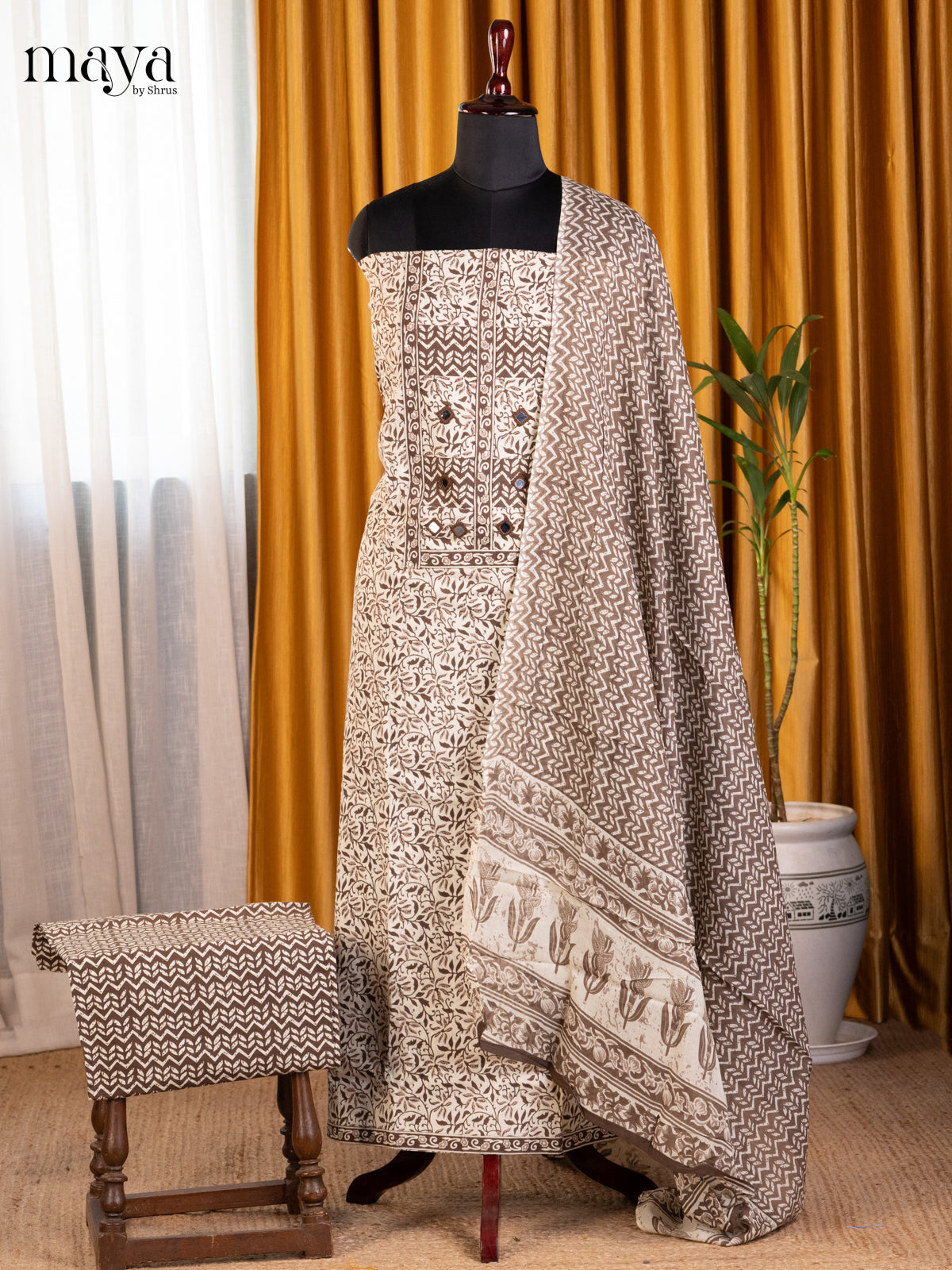 Grey - Cotton salwar