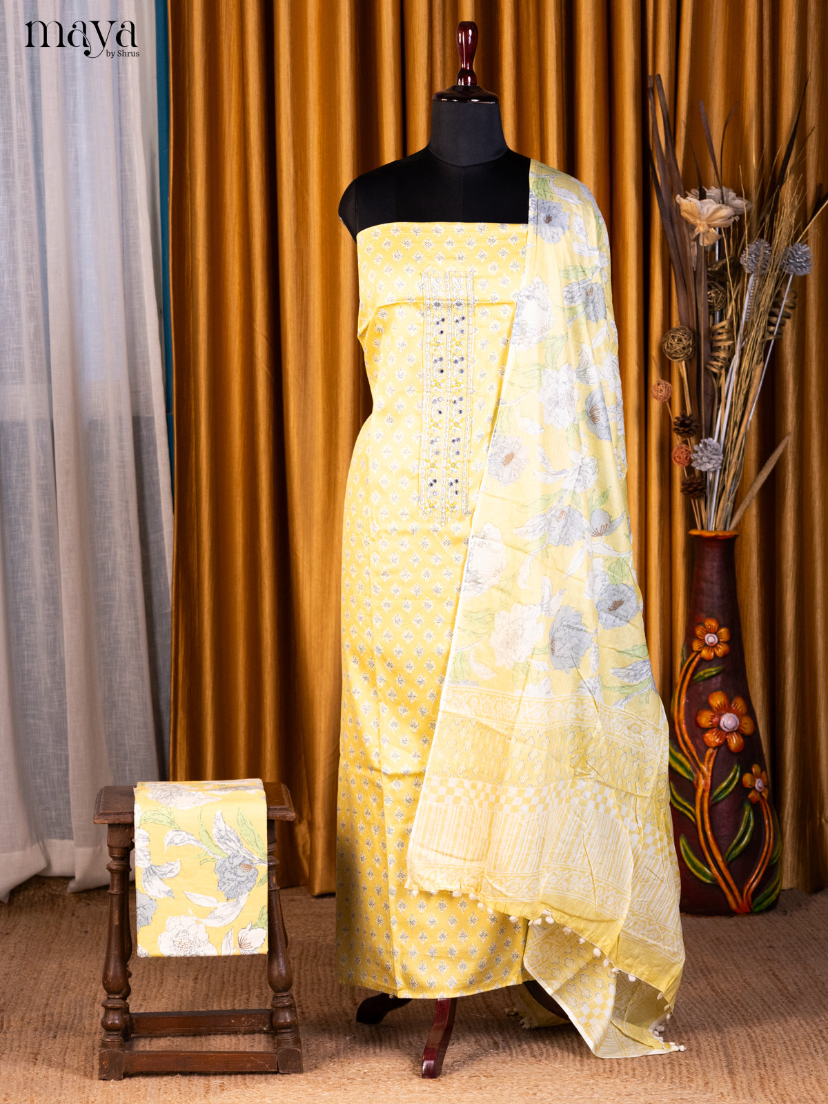 Lite Yellow- Cotton salwar