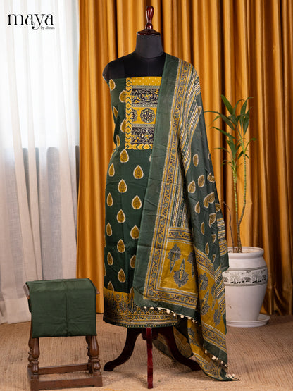 Green & Mustard - Cotton salwar