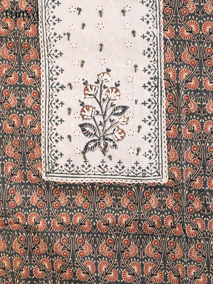 Green & Cream - Cotton salwar