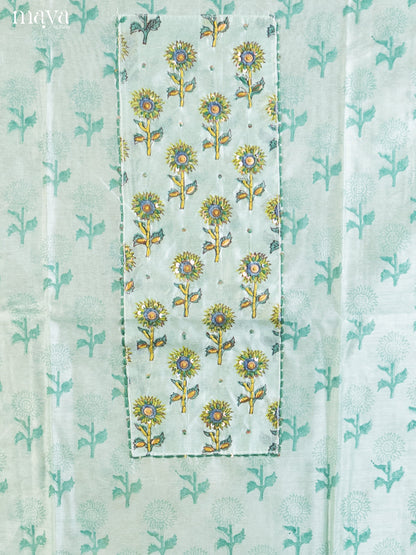 Teal- Cotton salwar