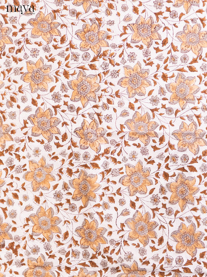 Cream- Cotton salwar