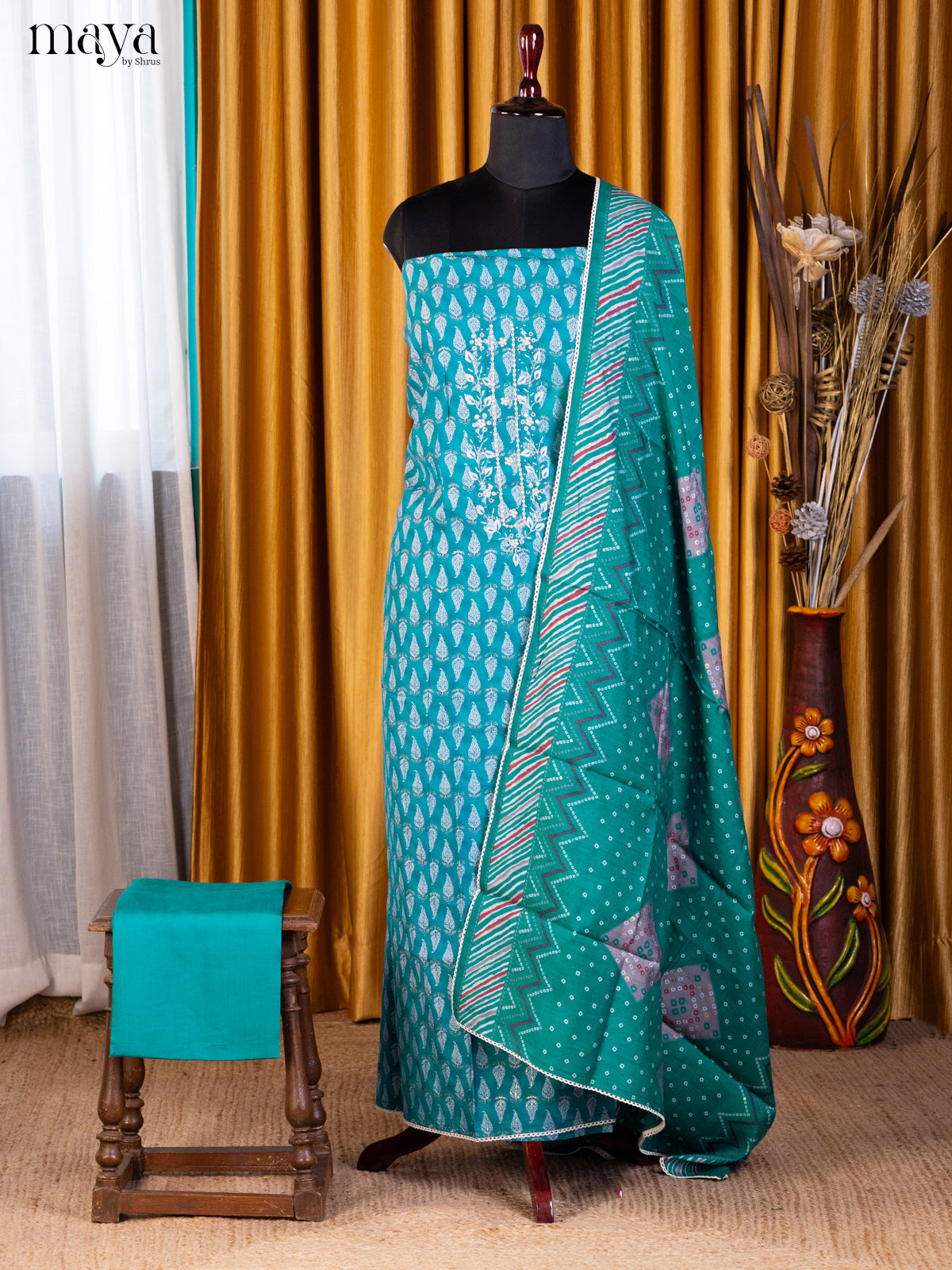 Blue - Cotton salwar