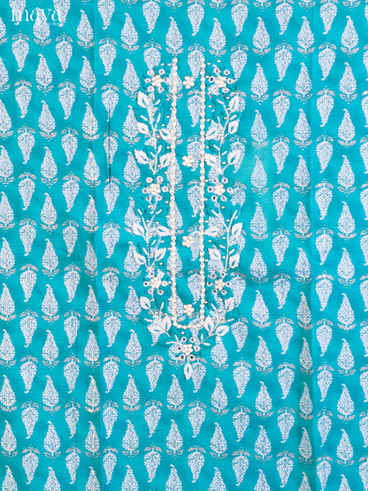 Blue - Cotton salwar