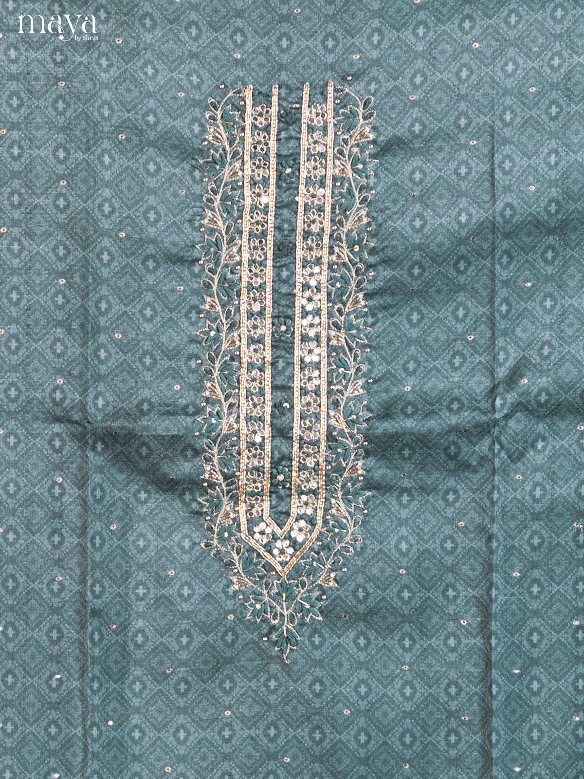 Green & Cream - Cotton salwar