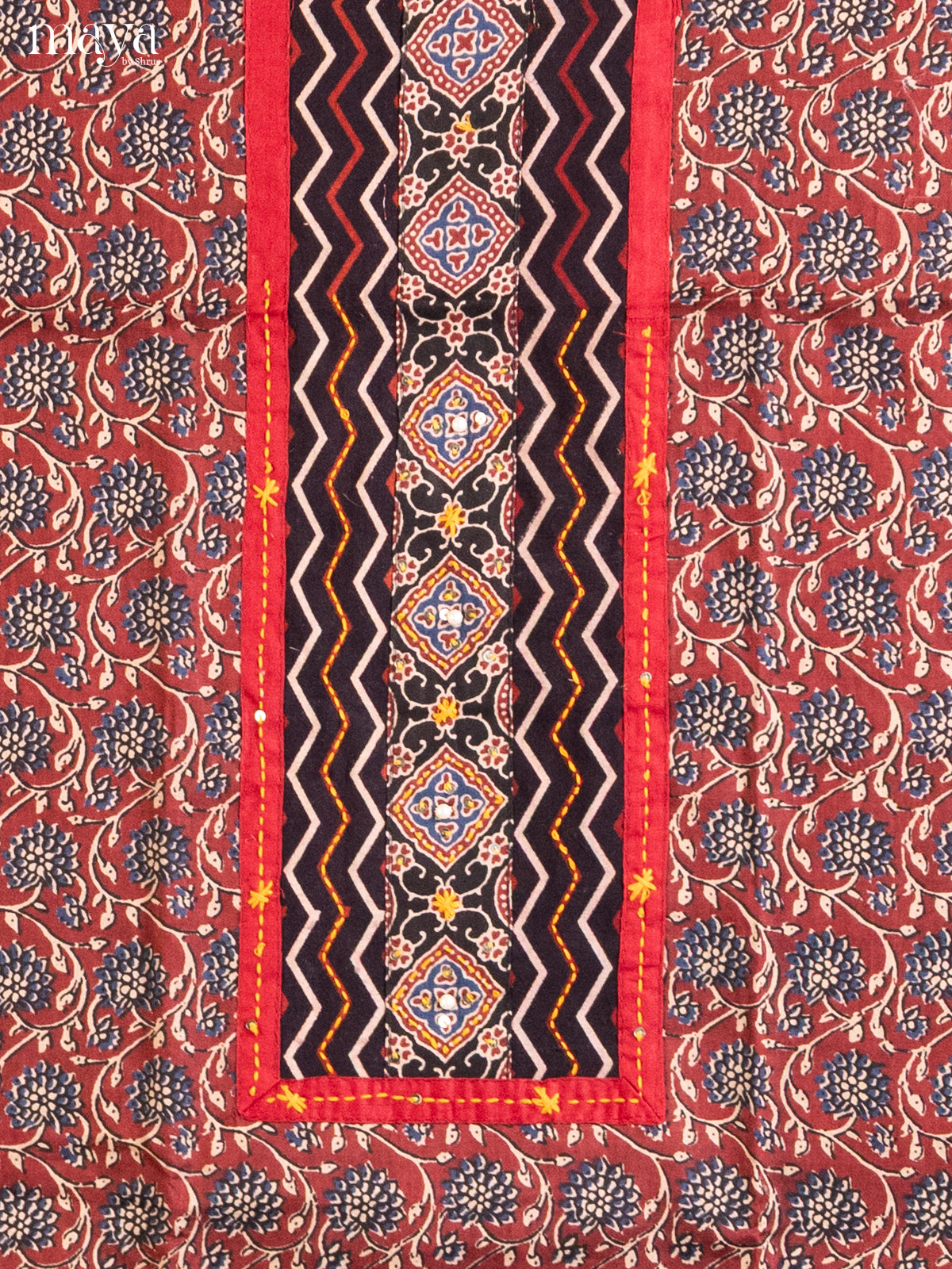 Maroon- Cotton salwar