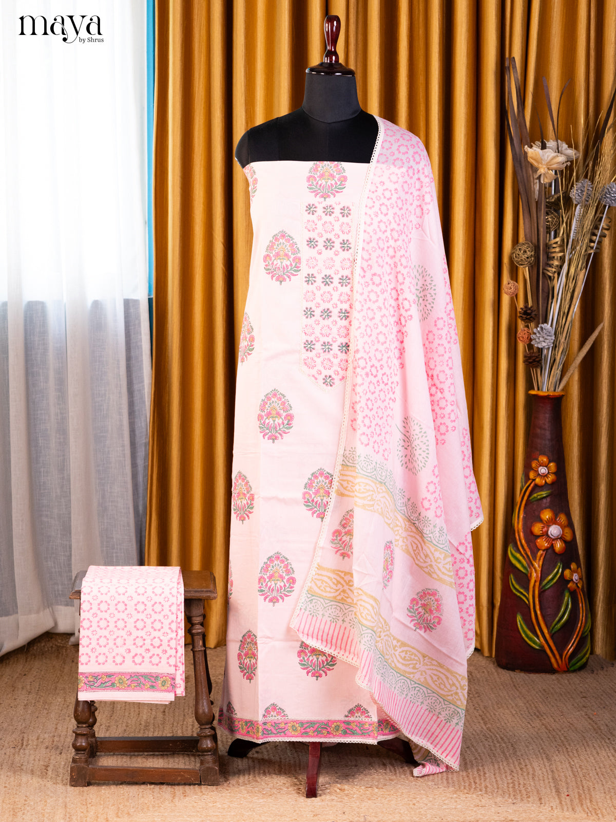 Pink - Cotton salwar
