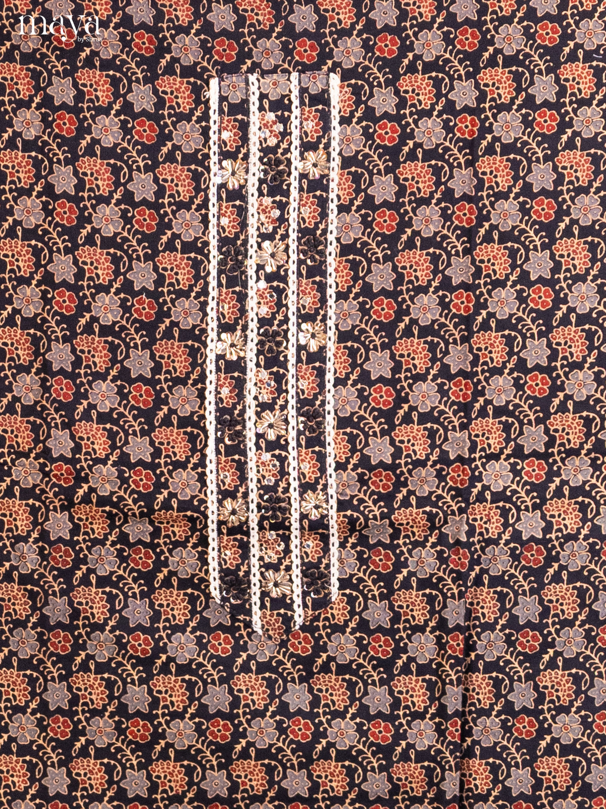 Black & Cream - Cotton salwar