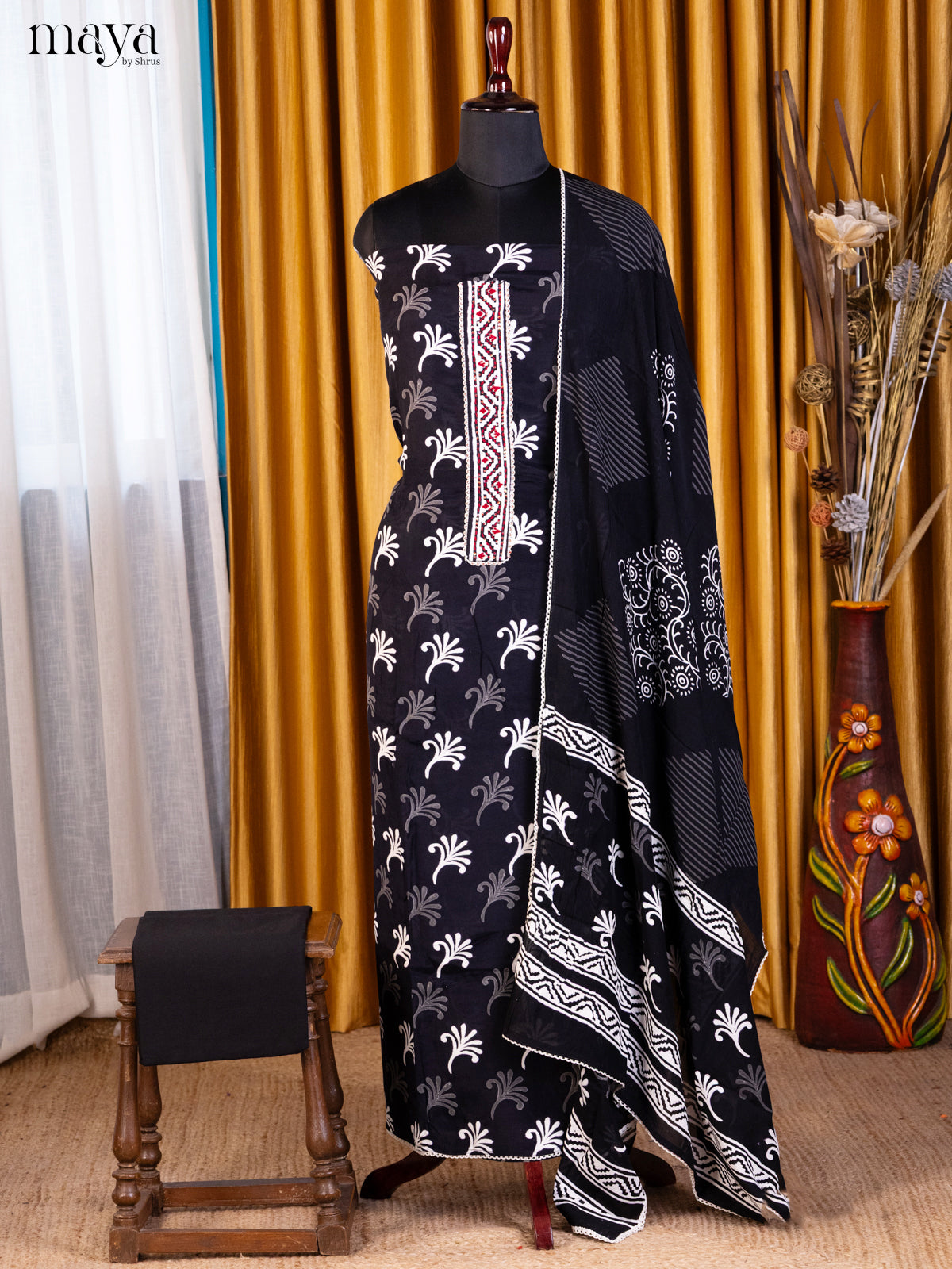 Black - Cotton salwar