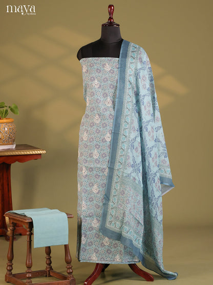 Lite Blue- Cotton salwar