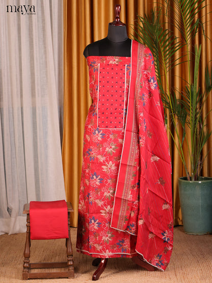 Red - Cotton salwar