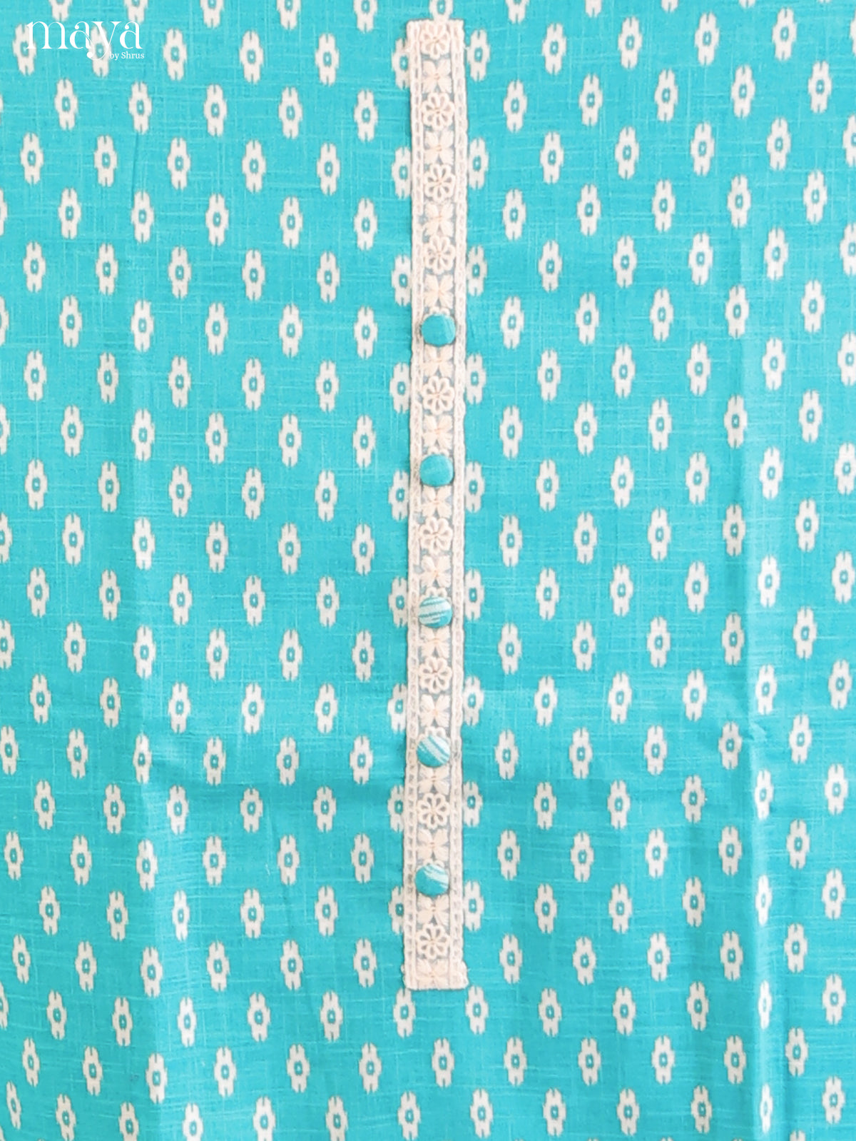 Teal Blue - Cotton salwar