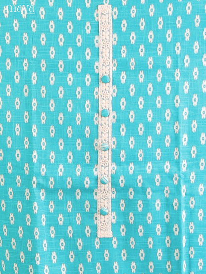 Teal Blue - Cotton salwar