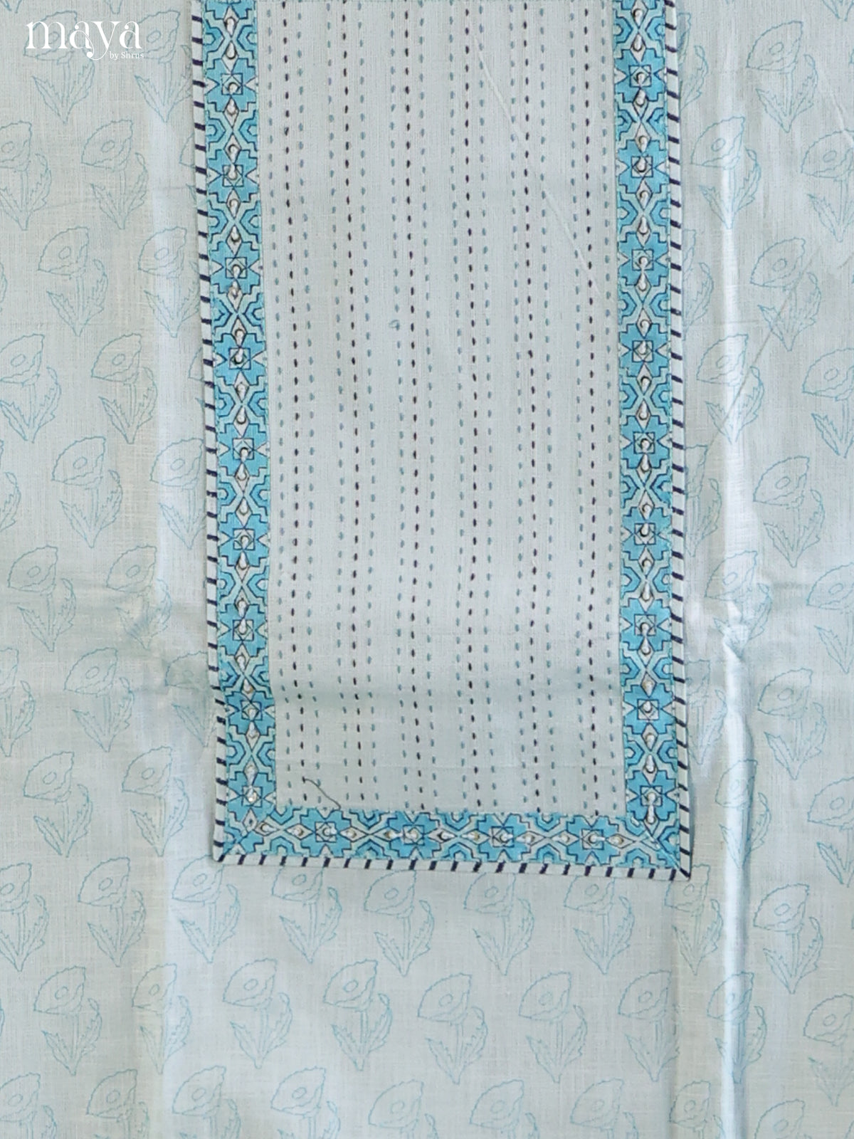Ice Blue - Cotton salwar